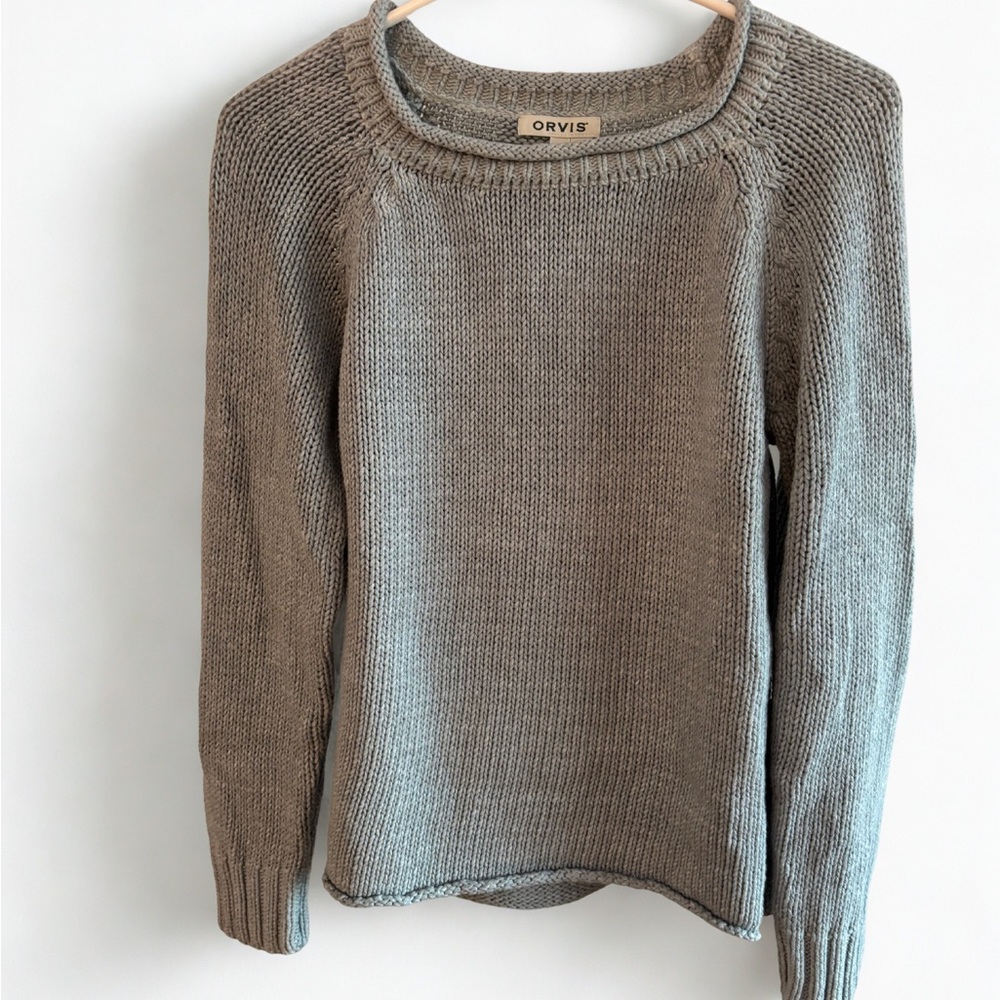 Orvis Women's Charcoal Crew Neck Sweater
